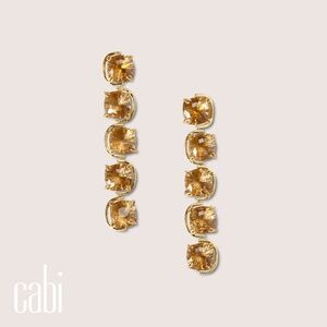 NWT cabi Twinkle Earrings (2265); Gold